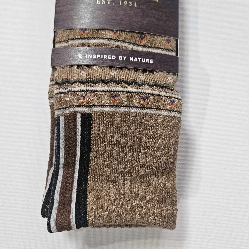 Goldtoe Socks Mens Winter Dress Socks OSFM 2 Pairs Moisture Wicking Arch Support